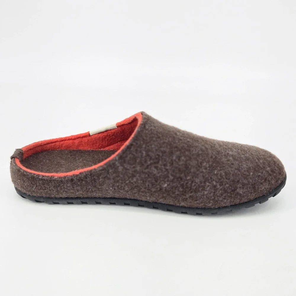 Gumbies Outback Felt Mule Slipper Shoe Gorpcore Cabin Mens 9 Womens 10 Comfort